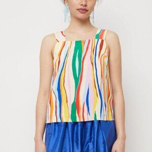 Gorman silk apron top